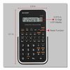 Sharp EL-501XBWH Scientific Calculator, 10-Digit LCD EL501X2BWH